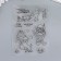 Stamp for creativity Silicon "Pyos-Aclagist" 16x11 cm