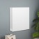 Bathroom cabinet with a barbell, white, 70 x 60 x 20 cm