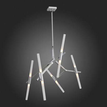 Ceiling Ceiling ST LUCE. SL947.102.10. Laconicita. 10x5 watts, G9, 4000k, 160x40x95 cm, silver color-10