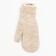Double children's mittens, color gray melange, size 10 (0-3 years)