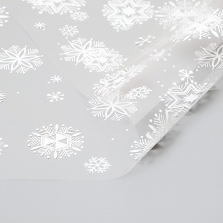 Glossy film "Salutics", white, 0.7 x 10 m, 40 μm, 200 grams-2
