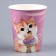 A single -dimensional paper "cat", sweets, 250ml
