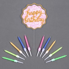 Set for decorating the cake: Topper 