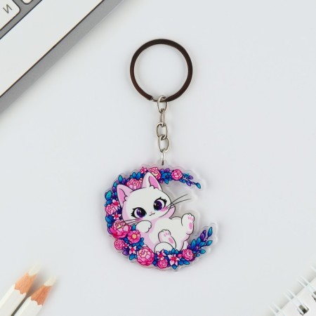 Key keychain 2 pcs "cats"-3