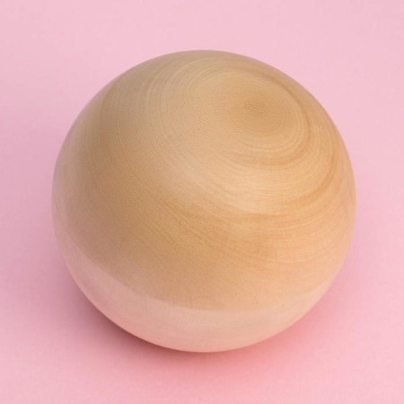 Ball wooden accurate opening, d = 8 cm