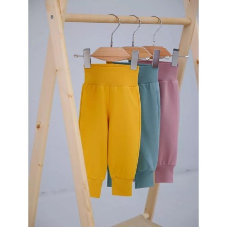 Children's panties on a wide Rant FIRST gum, height 74 cm, deserted beige color-4