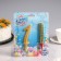 Set a candle for a cake number 1 giant, gold, with a fountain, 9.5 cm