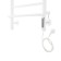 Domoterm electric heated towel rail "Orpheus" P6, 400x600 mm, right, white matte