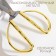 Scissors for needlework, mowed blade, 6 ", 15 cm, gold color