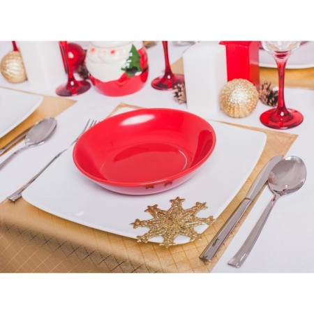 Square porcelain plate "Lucky", 19 × 19 cm-7