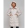 Coat insulated winter female, size 52, beige color