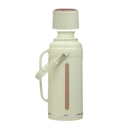 Thermos 3.2 l, with a glass flask, retains heat 36 hours, green-3