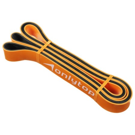 Espander Multifunctional ONLYTOP, 208x2.9x0.45 cm, 11-36 kg, orange/black color-2