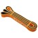 Espander Multifunctional ONLYTOP, 208x2.9x0.45 cm, 11-36 kg, orange/black color