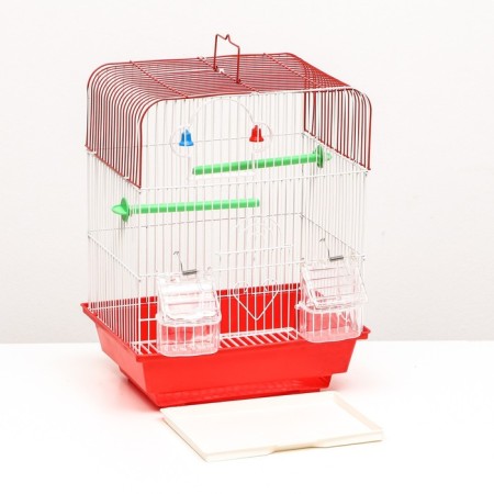 Poultry cell is equipped BD-1/2Q, 30 x 23 x 39 cm, red-3