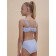 Bathing suit for girls, height 116-122 cm, blue color