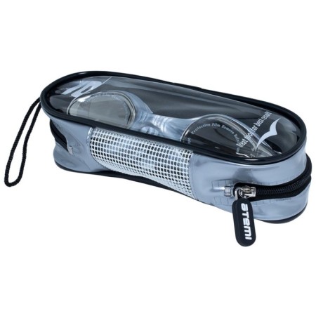 ATEMI N9202M swimming glasses, silicone, silver color-5