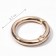Karabin ring, d = 19/27 mm, thickness - 4 mm, 5 pcs, gold color