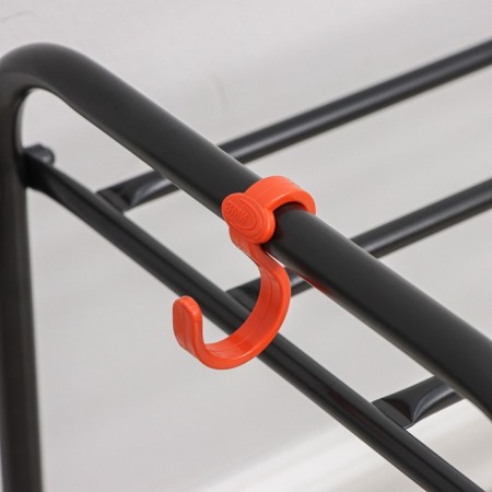 Shoe stand, 2 tiers, 65 × 30 × 45 cm, black color-3