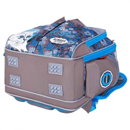 Frame backpack 35 x 26 x 18 cm, Across ACS5, Gray/Blue ACS5-3-4