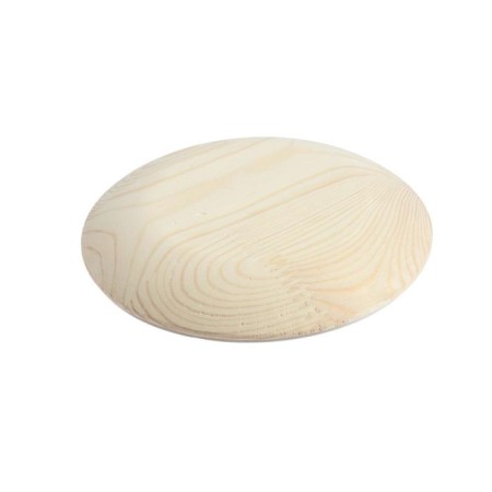 Anemostat Era 12.5dw Pine, D = 125 mm, for a bath and sauna, with a flange, pine color