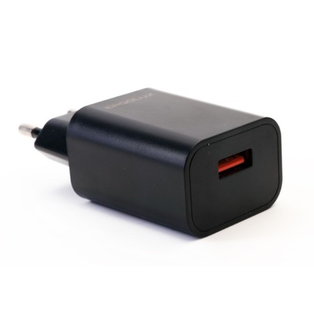 Network charger Ergolux ELX-RA01P-C02, 1 USB, 2A, Package, Black-1