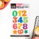 Waffle pictures edible “children's numbers” for cupcakes, Konfinetta cake, 1 sheet A5
