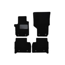 Premium salon rugs for Volkswagen Amarok, 2010-2016, 2016-, peak., 4 pcs., Textile