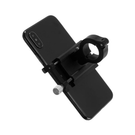 Bicycle for phone, aluminum, up to 185x100 mm, black-2
