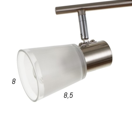 Economic light lights Onyx 2x60W E14, chrome 44x12x23 cm-4