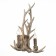Sconces st. SL153.701.02. Renna. 2x40 watts, E14, 34x50 cm, color light brown