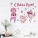 Interior sticker with the luminous layer "Stylish New Year", 21 x 29.7 cm, New Year