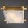 Archimede 2x60W E27 lamp brown 30x30x9 cm