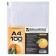 A4 Lesch folder with perforation of Brauberg "Orange crust", 45 μm, 100 pieces in packaging, matte