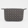 Cosmetic bag with lightning, black/white color