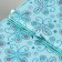 Casket for needlework "Butterflies and flowers on blue" 19x26x14.5 cm