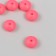 Busina silicone "flattened" coral d = 1.2 cm