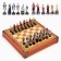 Chess Souvenir "Pirate Fight", h king-8 cm, pawns-6 cm, 36 x 36 cm