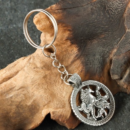 Protective amulet No. 9 “Indrik-Zver”, 28x28mm, metallic-6