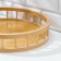 Round shares Jungle, D = 38 cm, bamboo