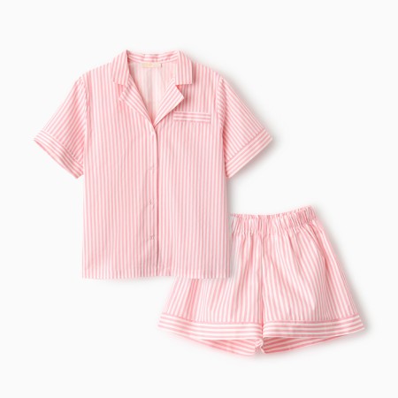 Pajamas (shirt, shorts) Women's KAFTAN "Beautiful", p. 48-50, pink-4