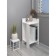 Cabinet, 270 × 286 × 604 mm, white color