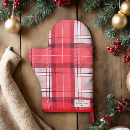 New Year. Varazhka-Open Ethel "Cozy Christmas" 20x28 cm, 100% HL, Vatin 250 g/m2