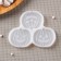 Silicone Mold for candy and chocolate "Pumpkin", 11 × 8.5 cm, pumpkin 5 × 4 cm, transparent color