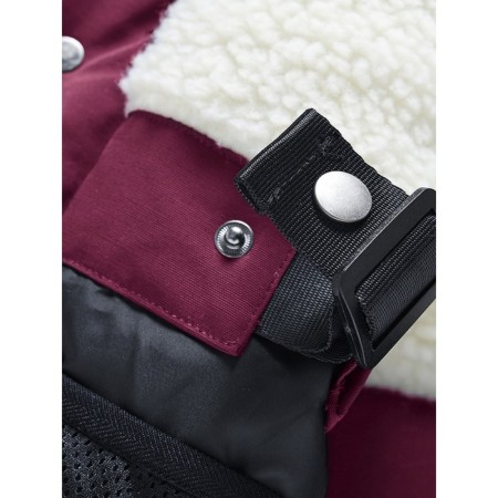 Winter park for a boy, height 146 cm, burgundy color-6