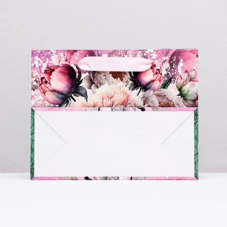 Laminated horizontal "Beautiful peonies", 23 x 18 x 10 cm-1