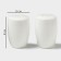 Set for spices Magistro OliveQueen, Solonka, Listen, Porcelain, White