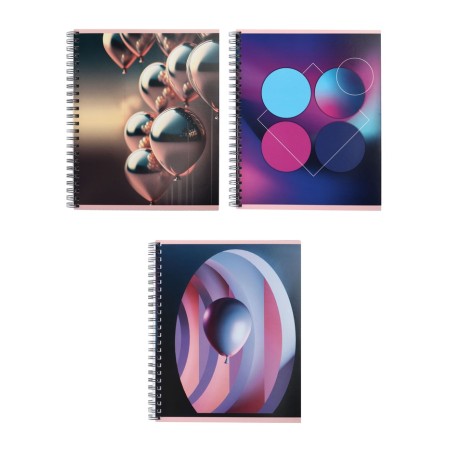 Notebook 96 liters on the crest of balls, region charts, block offset mix