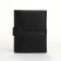 Male purse on 3 in 1 button, department for car documents, passports, black color