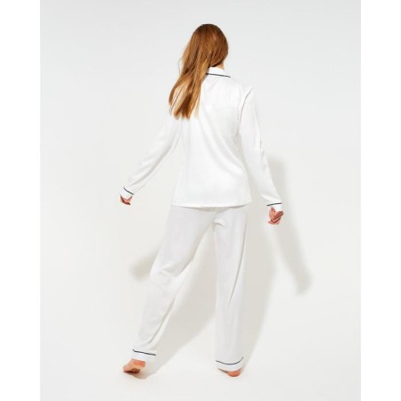 Female pajamas (shirt, trousers) minku: Light Touch color white, rr 54-2